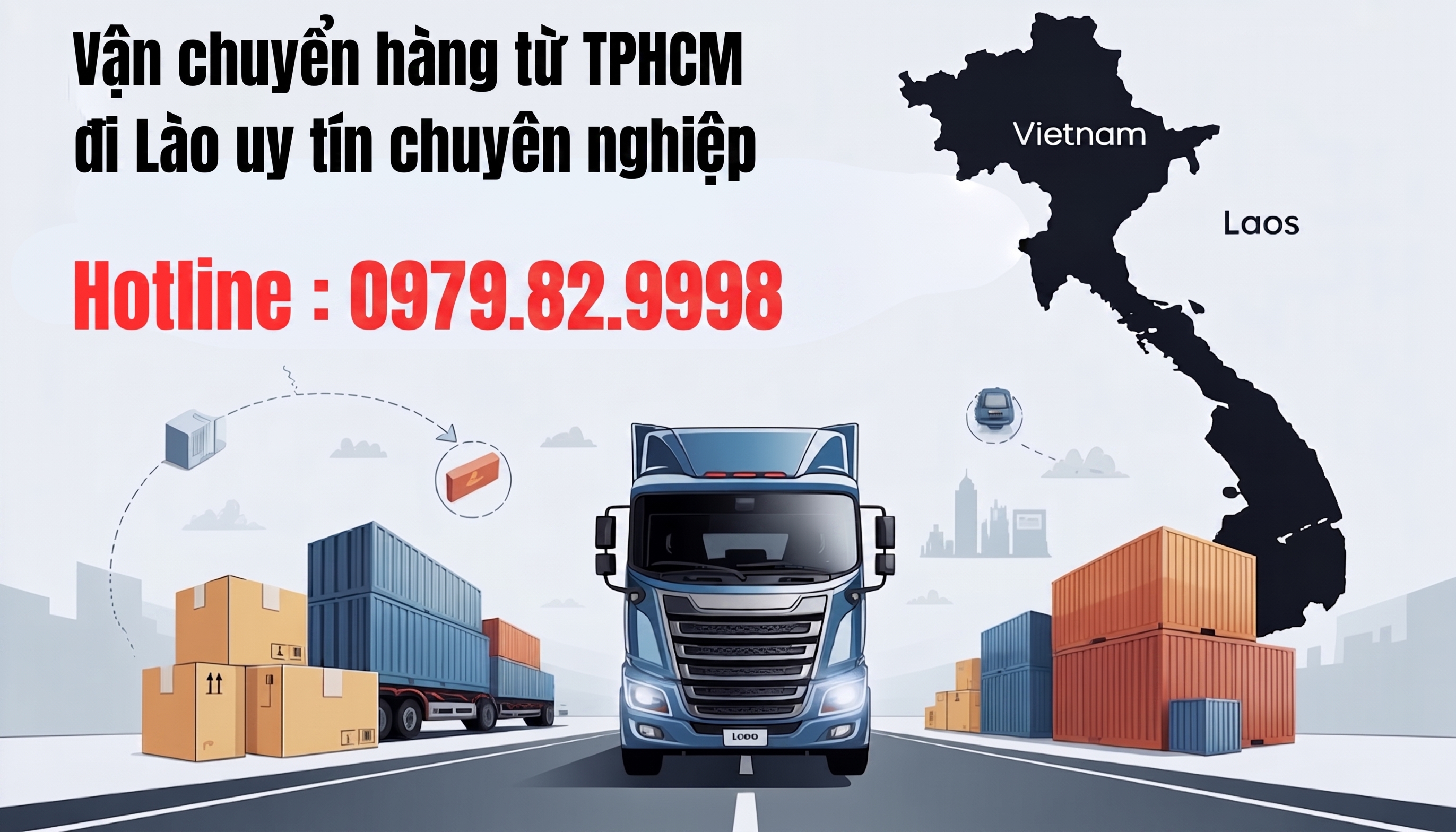 Vận chuyển hàng từ TPHCM đi Lào uy tín chuyên nghiệp