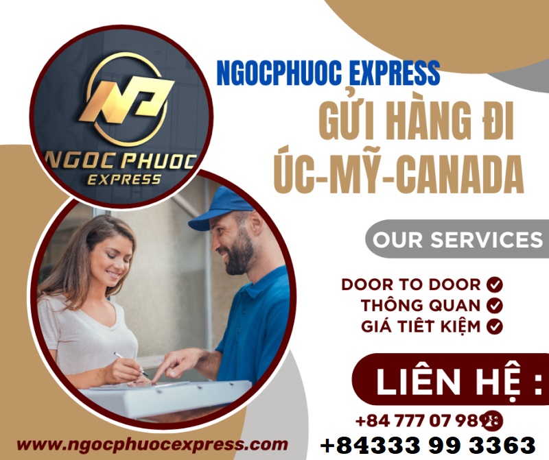 Gửi hàng Quốc Tế với dịch vụ trọn gói của NgocPhuocExpress ( GỬI HÀNG ĐI ÚC )